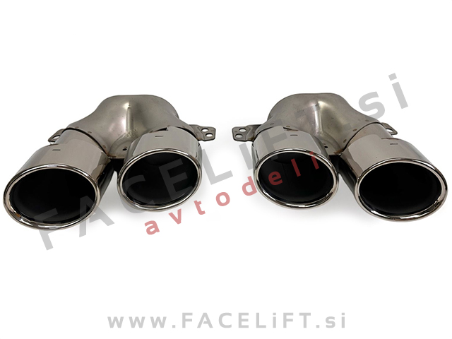 Difuzor z nastavki za izpuh AMG C43 izgled Mercedes C S206 W206 AMG Line 21-