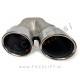 Difuzor z nastavki za izpuh AMG C43 izgled Mercedes C S206 W206 AMG Line 21-
