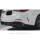Difuzor z nastavki za izpuh AMG C43 izgled Mercedes C S206 W206 AMG Line 21-