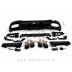 Difuzor z nastavki za izpuh AMG C43 izgled Mercedes C S206 W206 AMG Line 21-