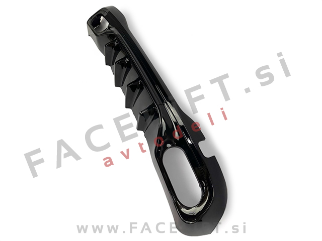 Difuzor z nastavki za izpuh AMG C43 izgled Mercedes C S206 W206 AMG Line 21-