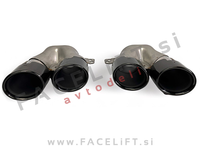 Difuzor z nastavki za izpuh AMG C43 izgled Mercedes C S206 W206 AMG Line 21-