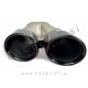 Difuzor z nastavki za izpuh AMG C43 izgled Mercedes C S206 W206 AMG Line 21-