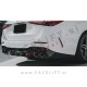 Difuzor z nastavki za izpuh AMG C43 izgled Mercedes C S206 W206 AMG Line 21-