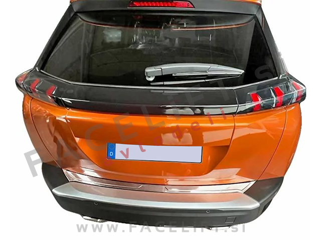 Zaščita zadnjega odbijača kromirana Peugeot 2008 19-24