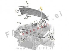 Pokrov motorja VW Caddy 10-15 Pokrov motorja VW Caddy 10-15