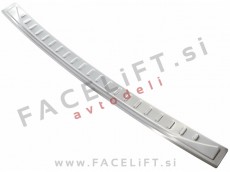 Zaščita zadnjega odbijača srebrna mat VW Passat Limuzina B8 14-19