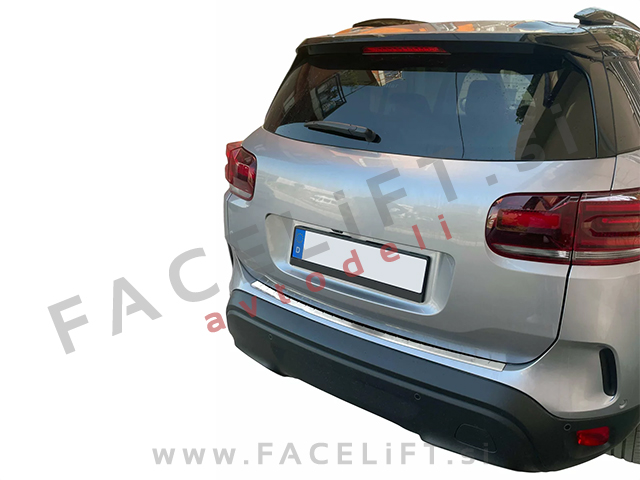 Zaščita zadnjega odbijača kromirana Citroen C5 Aircross 18-