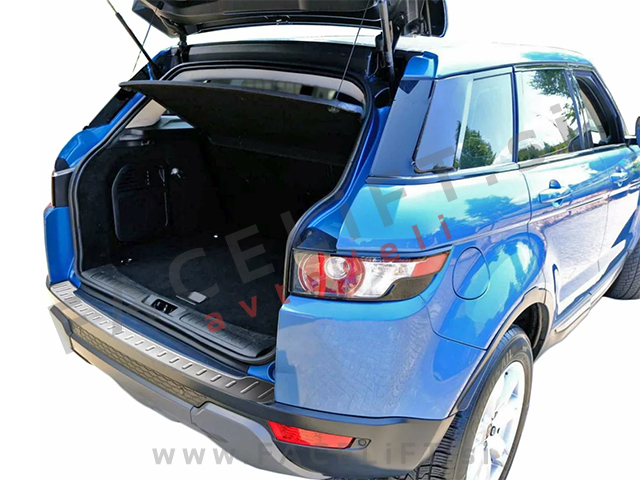 Zaščita zadnjega odbijača srebrna mat Land Rover Range Rover Evoque 11-19