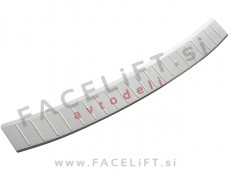 Zaščita zadnjega odbijača srebrna mat BMW X6 E71 08-14