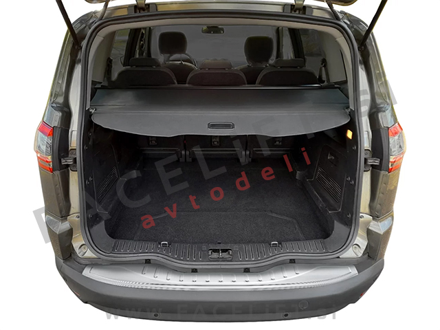 Zaščita zadnjega odbijača srebrna mat Ford S-Max 06-15