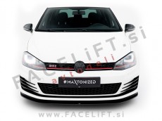 Podaljšek sprednjega odbijača črni mat VW Golf 7 GTI 13-16 Podaljšek sprednjega odbijača črni mat VW Golf 7 GTI 13-16