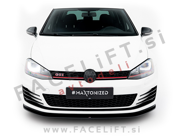 Podaljšek sprednjega odbijača črni mat VW Golf 7 GTI 13-16 Podaljšek sprednjega odbijača črni mat VW Golf 7 GTI 13-16