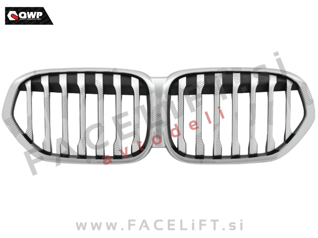 Ledvičke kromirane srebrne BMW X1 F48 LCI 19-22
