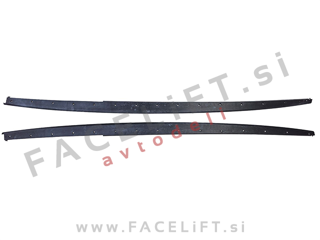 Podaljški pragov M-Performance izgled črni sijaj BMW 3 F30 F31 11-19