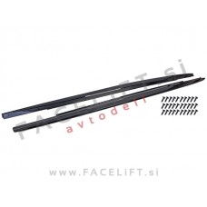 Podaljški pragov M-Performance izgled črni sijaj BMW 5 G30 G31 17-23