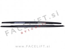 Podaljški pragov M-Performance izgled črni sijaj BMW 5 G30 G31 17-23