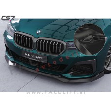 Podaljšek sprednjega odbijača črni sijaj BMW 5 G30 G31 LCI M-Pack 20-23