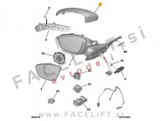 Pokrov ogledala desni Opel Corsa F 19-23