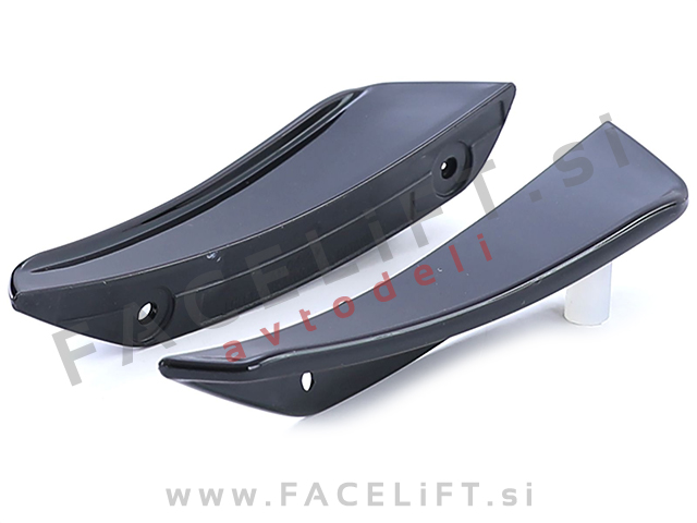 Podaljšek sprednjega odbijača črni sijaj Mercedes A W176 AMG Line 12-18