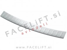 Zaščita zadnjega odbijača srebrna mat Toyota Avensis Karavan T27 08-15