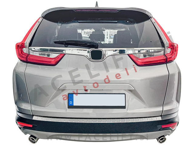 Zaščita zadnjega odbijača srebrna mat Honda CR-V 16-22