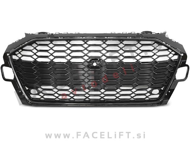 Maska RS izgled črna sijaj Audi A4 B9 19-