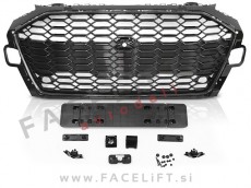 Maska RS izgled črna sijaj Audi A4 B9 19-