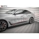 Podaljški pragov črni sijaj BMW 4 Gran Coupe M-Pack, M440i G26 21-