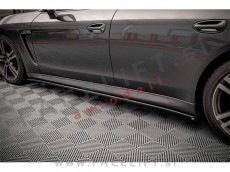 Podaljški pragov črni sijaj Porsche Panamera 970 09-13