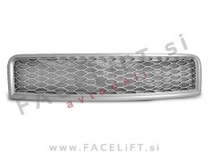 Maska RS izgled srebrna mat Audi A4 B6 8E 00-04