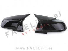 Pokrovi ogledal M izgled karbon sijaj BMW 3 F30 F31 11-19
