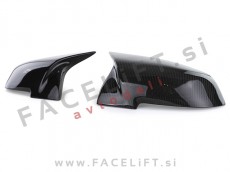 Pokrovi ogledal M izgled karbon sijaj BMW 3 F30 F31 11-19