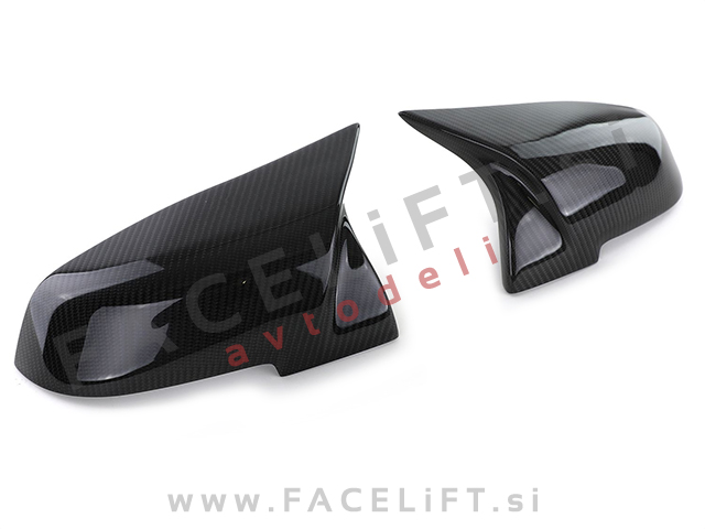 Pokrovi ogledal M izgled karbon sijaj BMW 3 F30 F31 11-19