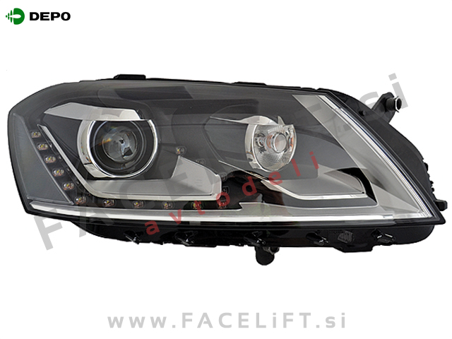 Žaromet bi-xenon adaptivni desni VW Passat B7 10-14