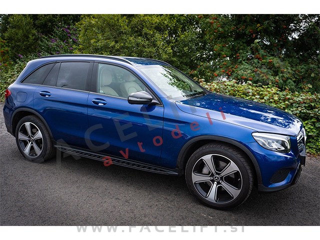 Bočne stopnice črne Mercedes GLC Coupe C253 16-22