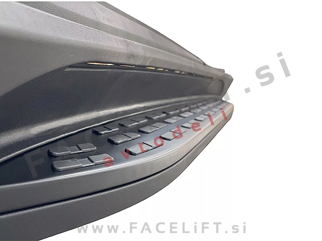 Bočne stopnice črne Mercedes GLE SUV V167 18-