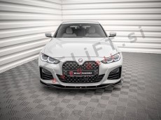 Podaljšek sprednjega odbijača črni sijaj V.3 BMW 4, i4 Gran Coupe M-Pack, M440i G26 21-