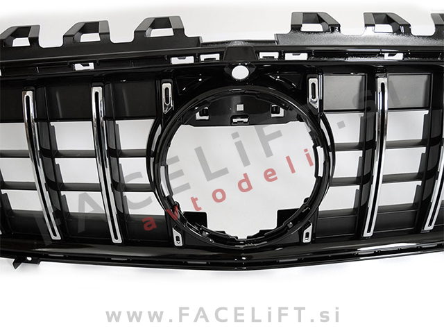 Maska kromirana črna sijaj Mercedes CLA C118 X118 19-