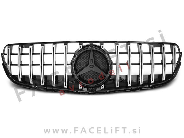 Maska črna kromirana sijaj Mercedes GLC Coupe SUV C253 X253 15-19