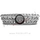 Maska srebrna mat kromirana Mercedes ML W163 98-05