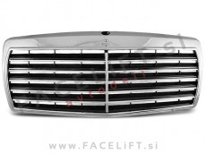 Maska črna kromirana Mercedes W201 190 82-93