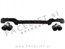 Difuzor z nastavki za izpuh karbon BMW G20 G21 M-Pack 19-22