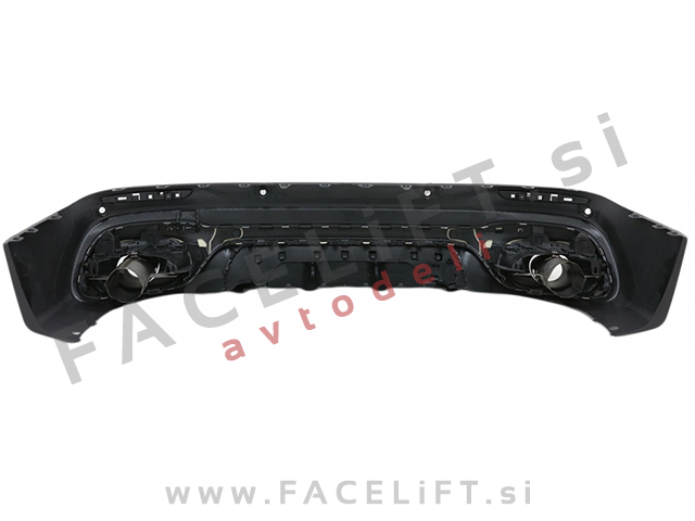 Difuzor z nastavki za izpuh krom GLB 35 izgled Mercedes GLB X247 AMG Line 19- Difuzor z nastavki za izpuh krom GLB 35 izgled Mercedes GLB X247 AMG Line 19-