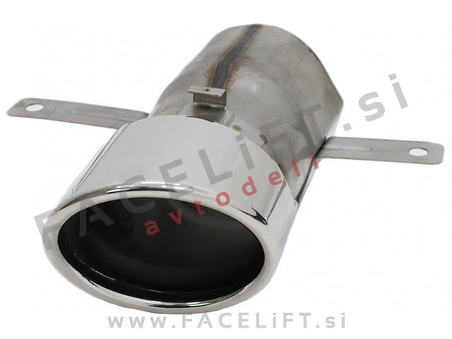 Difuzor z nastavki za izpuh krom GLB 35 izgled Mercedes GLB X247 AMG Line 19-