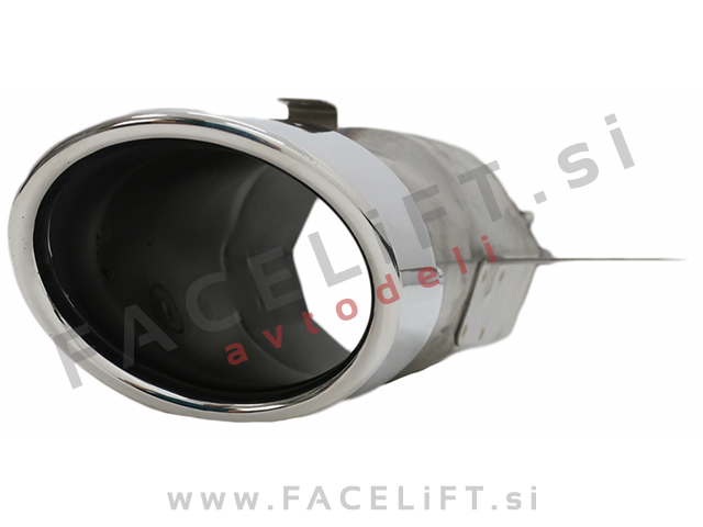 Difuzor z nastavki za izpuh krom GLB 35 izgled Mercedes GLB X247 AMG Line 19-