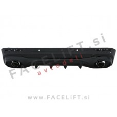 Difuzor z nastavki za izpuh črni GLB 35 izgled Mercedes GLB X247 AMG Line 19-