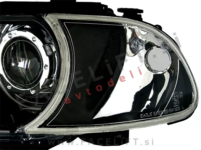 Žarometi z LED Angel Eyes BMW 3 E46 Cabrio Coupe 99-03 Žarometi z LED Angel Eyes BMW 3 E46 Cabrio Coupe 99-03