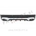 Difuzor z nastavki za izpuh krom GLB 45 S izgled Mercedes GLB X247 AMG Line 19-