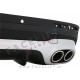 Difuzor z nastavki za izpuh krom GLB 45 S izgled Mercedes GLB X247 AMG Line 19-